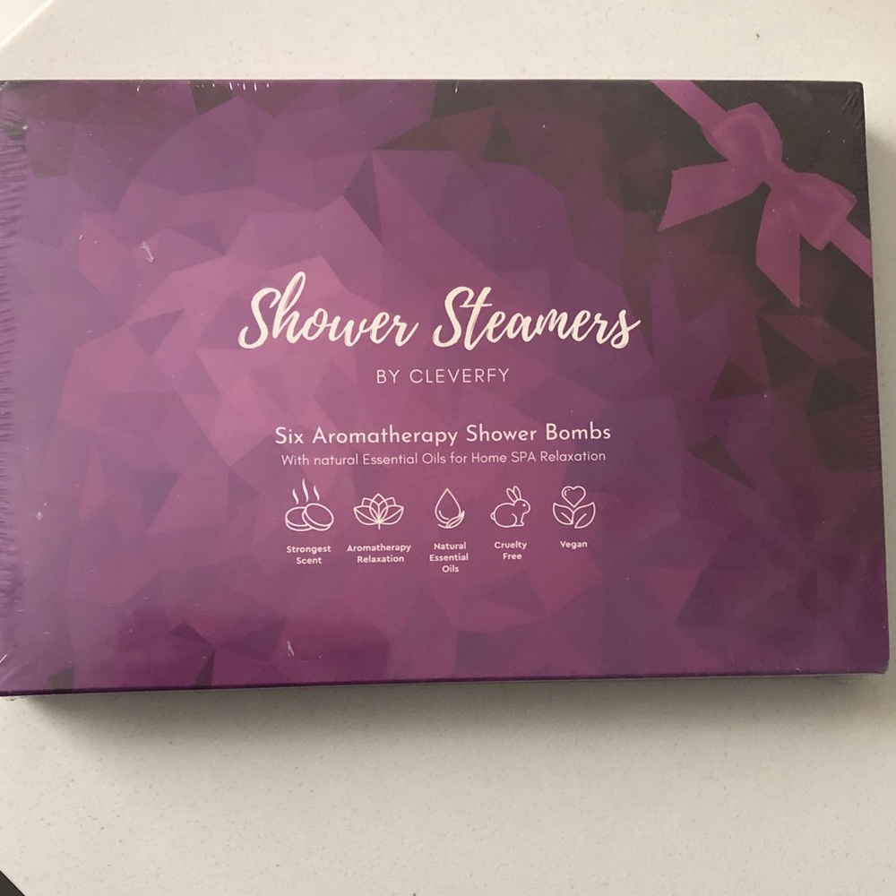 Lavender Purple Shower Steamers Aromatherapy Shower Bombs Spa 6 Tablets